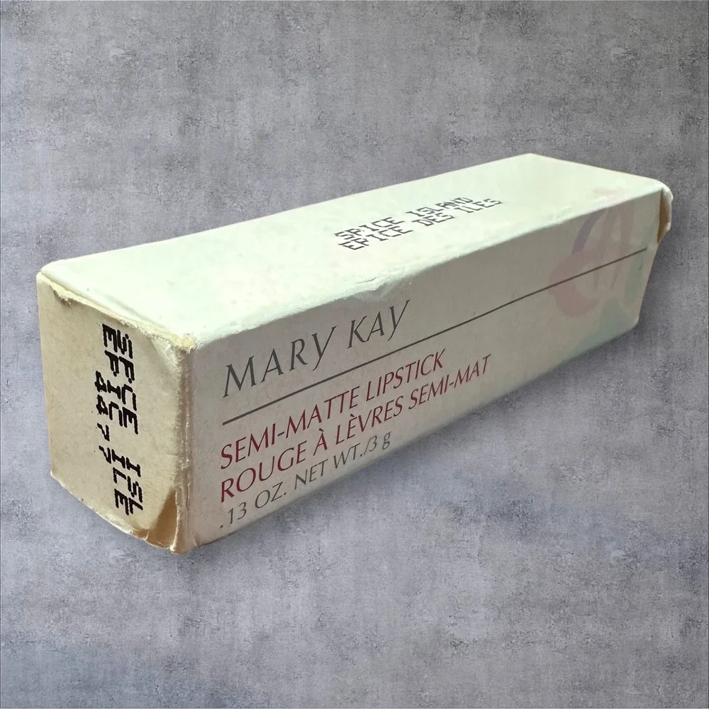 Mary Kay Semi-Matte Lipstick Spice Island 4477 .13oz New‎ Box Vintage
